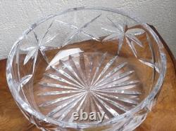 Superbe rare ancienne grande coupe Saladier en cristal de Saint Louis 22cm