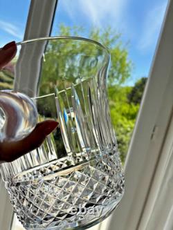 Superbe seau à champagne en cristal taillé modèle Tommy Saint Louis