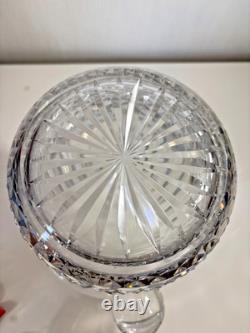 Superbe seau à champagne en cristal taillé modèle Tommy Saint Louis