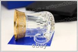 Tasse à thé en cristal de St Louis modèle Thistle NEUF Tea cup NEW (D)