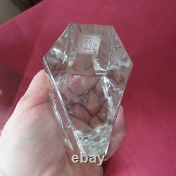 Tête d aigle en cristal de saint louis avec étiquette et boite d origine
