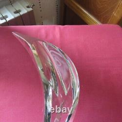 Tête d aigle ou de héron en cristal de saint louis avec étiquette d origine