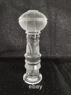 Totem Cristal De St Louis, Excellent Etat, Haut 15 Cm/cristal Mat Et Incolore