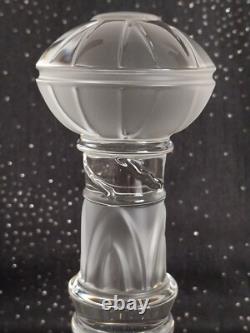 Totem Cristal De St Louis, Excellent Etat, Haut 15 Cm/cristal Mat Et Incolore