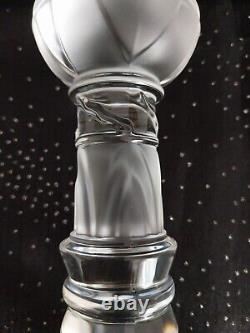 Totem Cristal De St Louis, Excellent Etat, Haut 15 Cm/cristal Mat Et Incolore