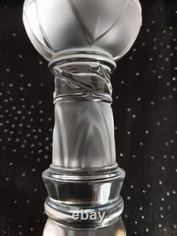 Totem Cristal De St Louis, Excellent Etat, Haut 15 Cm/cristal Mat Et Incolore