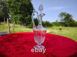 Tres Belle Et Grande Carafe En Cristal De Saint Louis Modele Tommy