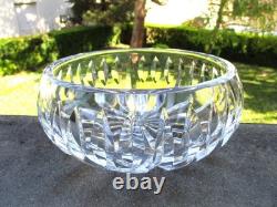 Très belle coupe à fruits ou saladier en cristal de Saint Louis en très bon état