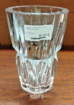 VASE Cristal Taille SAINT-LOUIS Modele CAMARET Cristallerie Art 9MAG 05/12