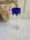 Verre A Vin Du Rhin Roemer Cristal Signe Saint Louis Modele Chambord(bleu)