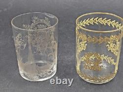 VERRE Cristal SAINT LOUIS Souvenir Exposition Universelle PARIS 1889 + KDO