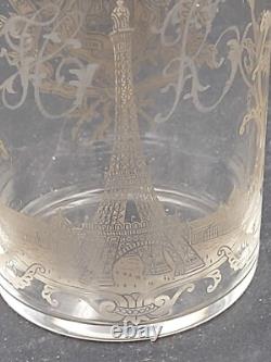 VERRE Cristal SAINT LOUIS Souvenir Exposition Universelle PARIS 1889 + KDO