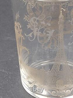 VERRE Cristal SAINT LOUIS Souvenir Exposition Universelle PARIS 1889 + KDO