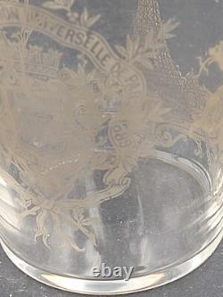 VERRE Cristal SAINT LOUIS Souvenir Exposition Universelle PARIS 1889 + KDO