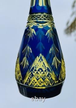 Val Saint Lambert Louis Uranium Carafe Roemer Cristal Urane Uranglas Ouraline