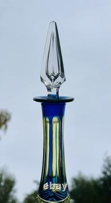 Val Saint Lambert Louis Uranium Carafe Roemer Cristal Urane Uranglas Ouraline