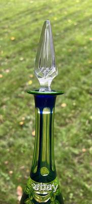 Val Saint Lambert Louis Uranium Carafe Roemer Cristal Urane Uranglas Ouraline