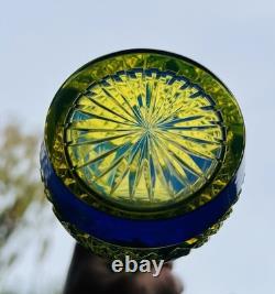 Val Saint Lambert Louis Uranium Carafe Roemer Cristal Urane Uranglas Ouraline