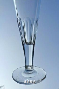 Val Saint Louis Lambert Flutes A Champagne Cristal Uni 19ème Xixème Ac Baccarat