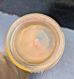 Vase Cristal Saint Louis Baccarat Decor Dore Papillons Fleurs 1900