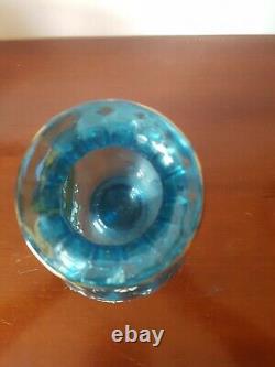Vase Cristal Saint Louis Couleur Roemer Bleu Ciel Art Nouveau