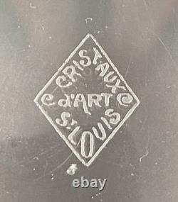 Vase Évasé Cristal De Saint-Louis Overlay 1930 Art Deco Orange H21cm Bon état Vase Évasé Cristal De Saint-Louis Overlay 1930 Art Deco Orange H21cm Bon état