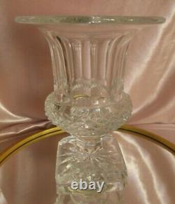 Vase Médicis en cristal de Saint-Louis signé H 20 cm modèle Versailles