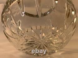 Vase boule en crIstal taillé Baccarat Saint Louis