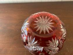 Vase boule en cristal de Saint Louis