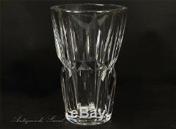 Vase cristal taillé Saint-Louis Camaret 1950 20e