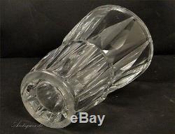 Vase cristal taillé Saint-Louis Camaret 1950 20e