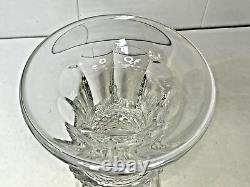Vase cristal taillé Saint-Louis modèle Versailles pointes diamants XXème