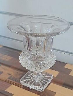 Vase en cristal signé St Louis / Modèle Versailles taille moyen 1921