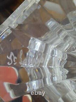 Vase en cristal signé St Louis / Modèle Versailles taille moyen 1921