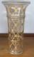Vase En Cristal Souffl&eacute; Dor&eacute; Xixe Empire Baccarat St Louis Guirlande De Fleurs