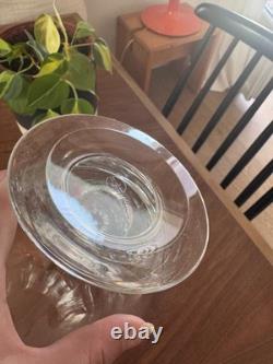 Vase estampillé cristal Saint Louis