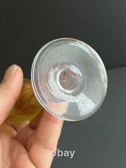 Vase soliflore En Cristal Givre Dégage À L'acide Saint Louis Baccarat