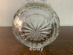 Vase taillé en cristal de Saint Louis h 15 cm