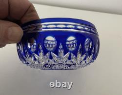 Vase vide poche en cristal doublé St. Louis -Baccarat