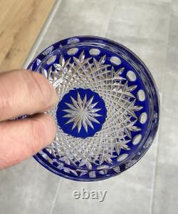 Vase vide poche en cristal doublé St. Louis -Baccarat