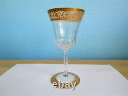 Verre 14,4 cm en cristal de Saint Louis signé modèle Thistle (Lot K)