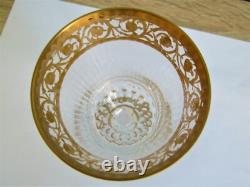 Verre 14,4 cm en cristal de Saint Louis signé modèle Thistle (Lot K)