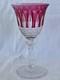 Verre A Pied En Cristal De St Louis Tommy 16.5 Cm Couleur Rouge Rubis