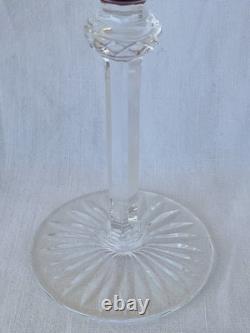 Verre A Pied En Cristal De St Louis Tommy 16.5 CM Couleur Rouge Rubis