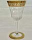 Verre A Pied En Cristal Et Or De St Louis Thistle 14.2 Cm