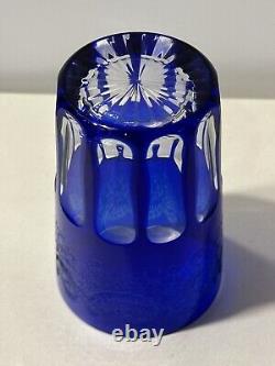 Verre A The Cristal Saint Louis Modèle Rabat Couleur Bleu Numéro 2