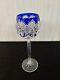 Verre Rohmer Couleur Bleu Foncé Modèle Florence Cristal Saint Louis