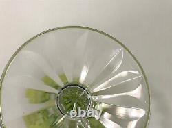 Verre à liqueurs Cristal doublé vert SAINT LOUIS signé Modèle CAMARGUE 12,5 cm