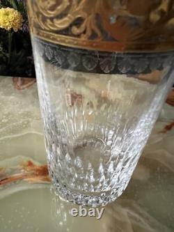 Verre à orangeade Thistle Or Cristal Saint Louis signé très bon état