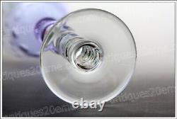 Verre à vin du Rhin cristal de St Louis modèle Bubbles violet Roemer glass (C)